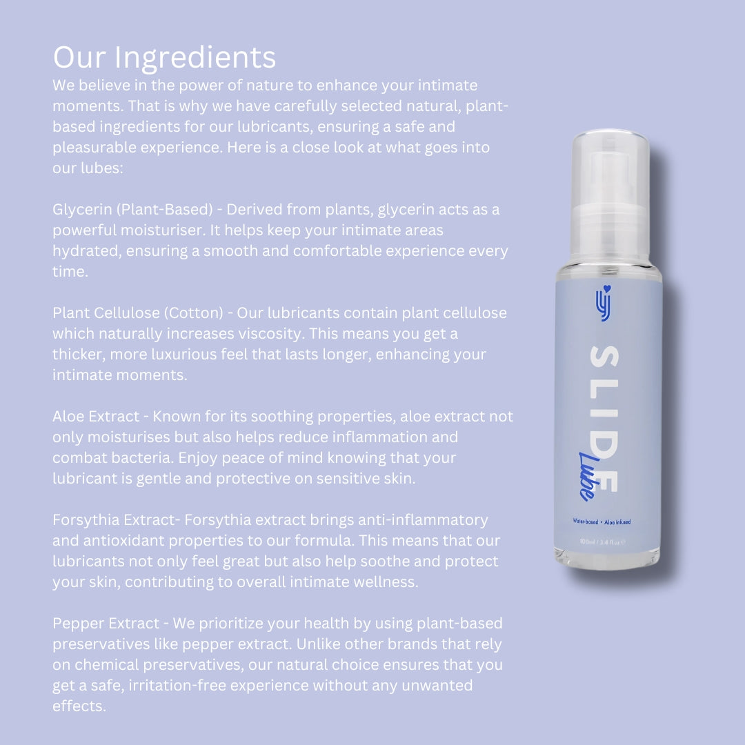 Loving Joy Slide Water Based Aloe Infused Lubricant 100ml